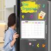 Fridge Magnetic Whiteboard Calendar Dry Erase Calendar for Refrigerator, Fridge Magnets Monthly Fridge Calendar Magnet