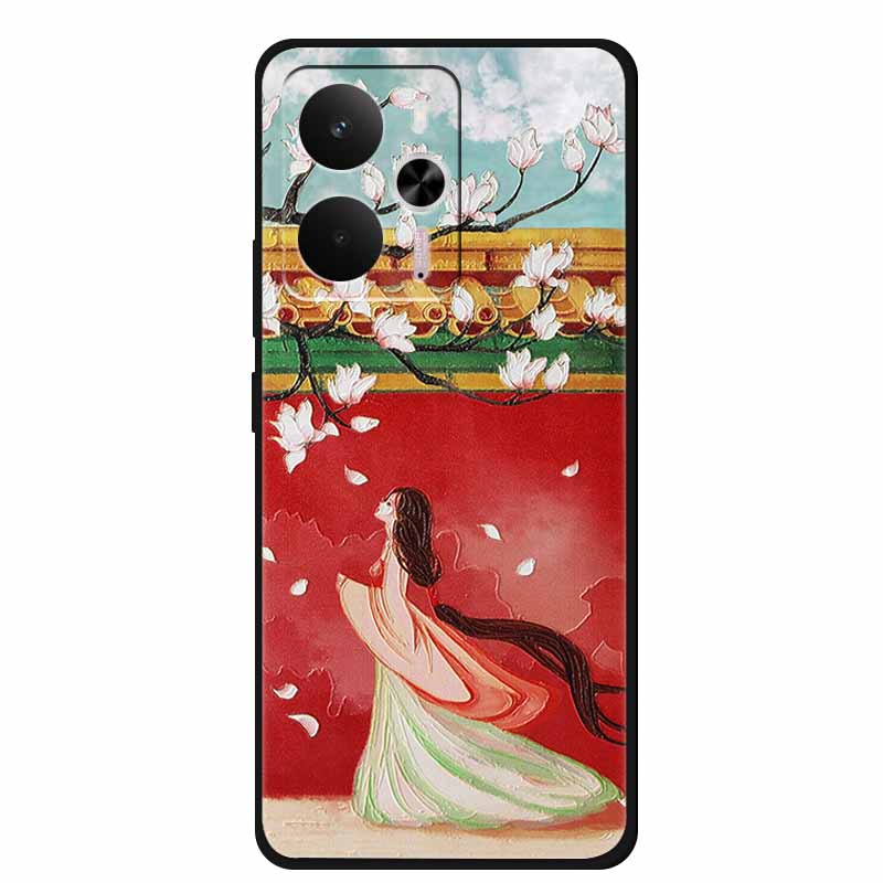 3D Emboss Case For Realme 14 5G Case Realme14 Coque Relief Flower Silicone Soft Back Cover For Realme 14 Phone Cases Funda Shell