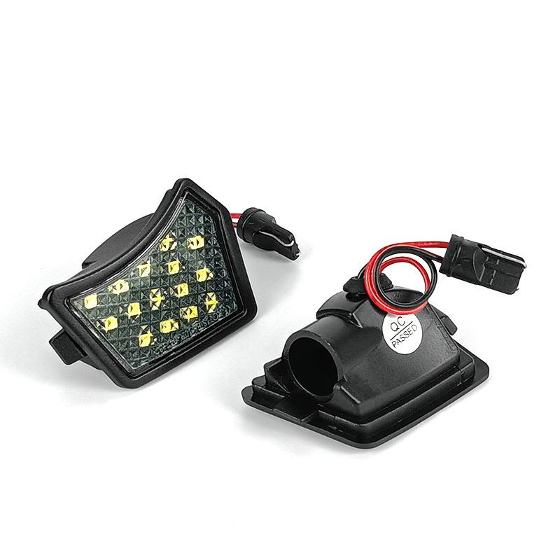 2Pcs Led Rearview Mirror Downlights Suitable For S60 S80 V50 V70 Xc70 And Xc90 Cars