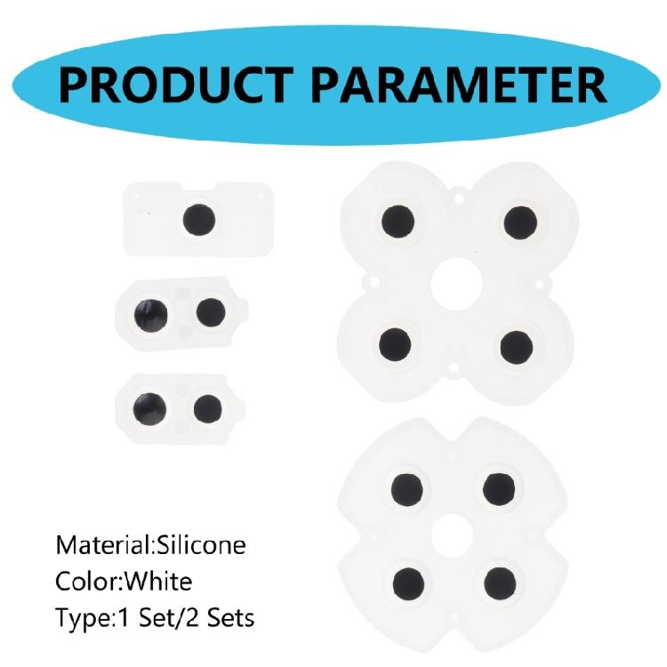 For  Handle Conductive Silicone Rubber Pads Game Replacement Part