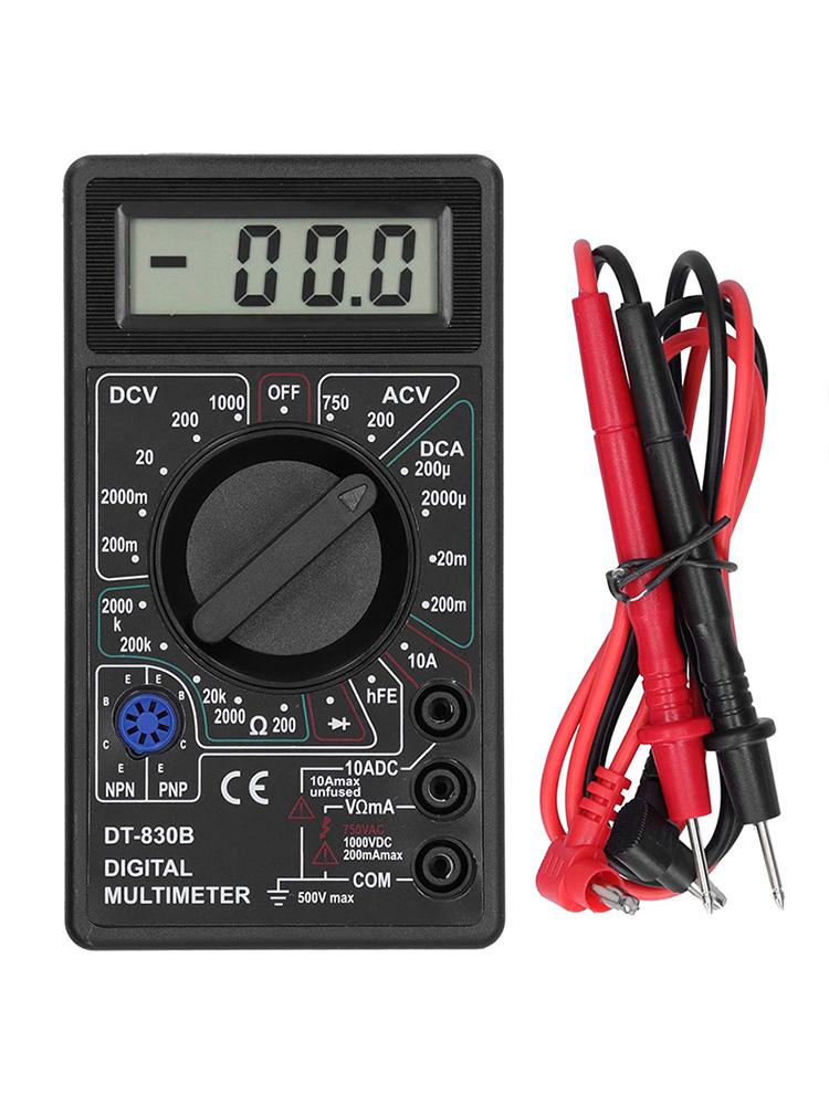 Portable Volt Multi Meter Car Battery Tester Circuit Tester Digital Multimeter Tester DT830 Electrical Voltmeter Ammeter