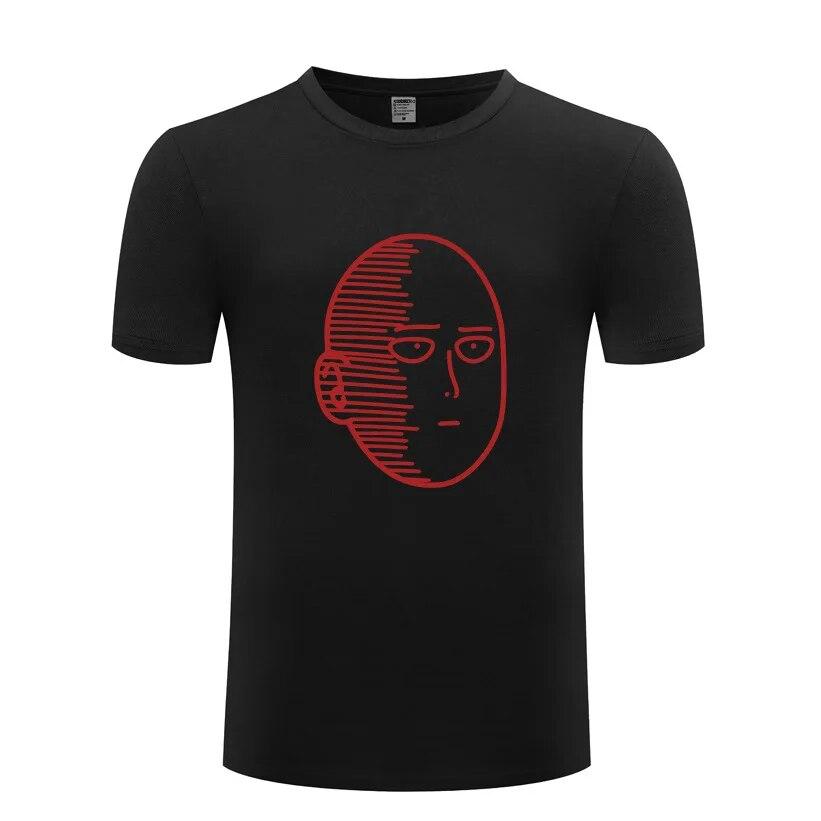 

One Punch ONE Oppai Футболки унісекс, аніме, мультфільми, короткий рукав, круглий виріз, бавовняна футболка унісекс. L