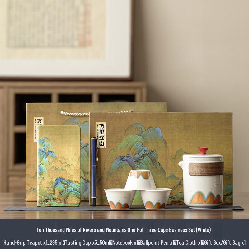 Junshiqi HA Portable Ceramic Tea Set