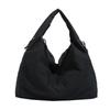 Casual Nylon Shoulder Bag Multi-Pocket Double Zipper High Capacity Tote Bag 2026 Fashion Solid Color Handbags Shopping Bag