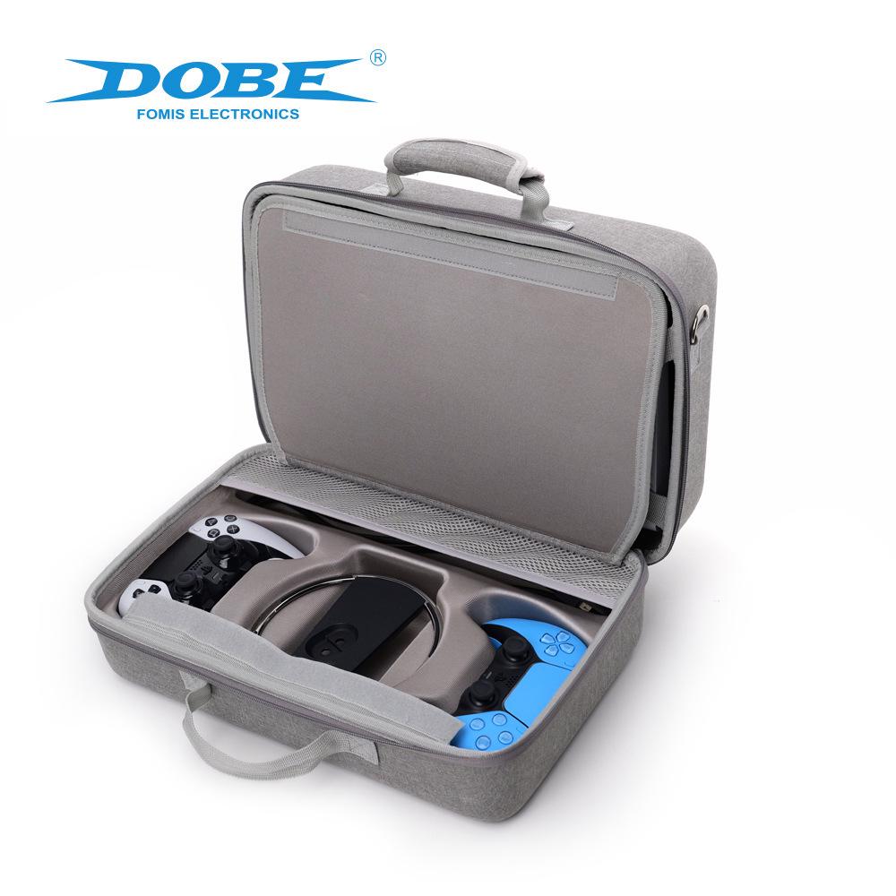 PS5 Slim Portable Hard Case: Multifunctional EVA Protective Bag with Zipper for PS5 Console