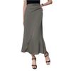 Women's Elegant And Fashionable Knitted -color Midi Skirt