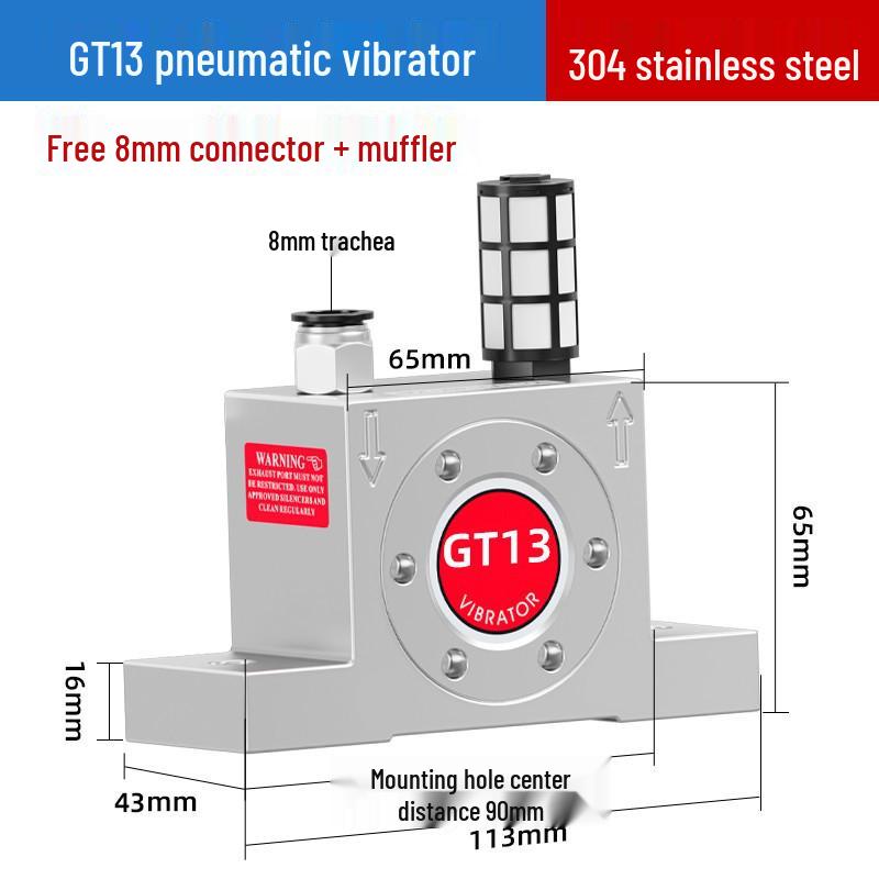 Pneumatic Oscillator GT Series: GT-08/10/13/16/25/32/48 Air Turbine Vibrator Hammer K.