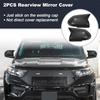 Motoforti 2PCS Left Right Side Ox Horn Wing Mirror Cover Cap for Ford Explorer 2020-2024, Car Rear View Mirror Cover, Exterior Door Mirror Housing,