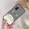 Black Case for OPPO Reno 8 6 5 4 Pro Plus Find X3 A17 A3 A31 A38 A40 A53 A54 A55 A74 A76 A78 A77 A80 A94 A95 A96 Lite W-63 Cut Totoro