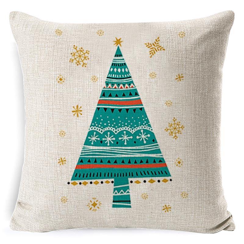Cushion Cover Christmas Car Red Pillow Cover Bed Cushion Pillow Linen