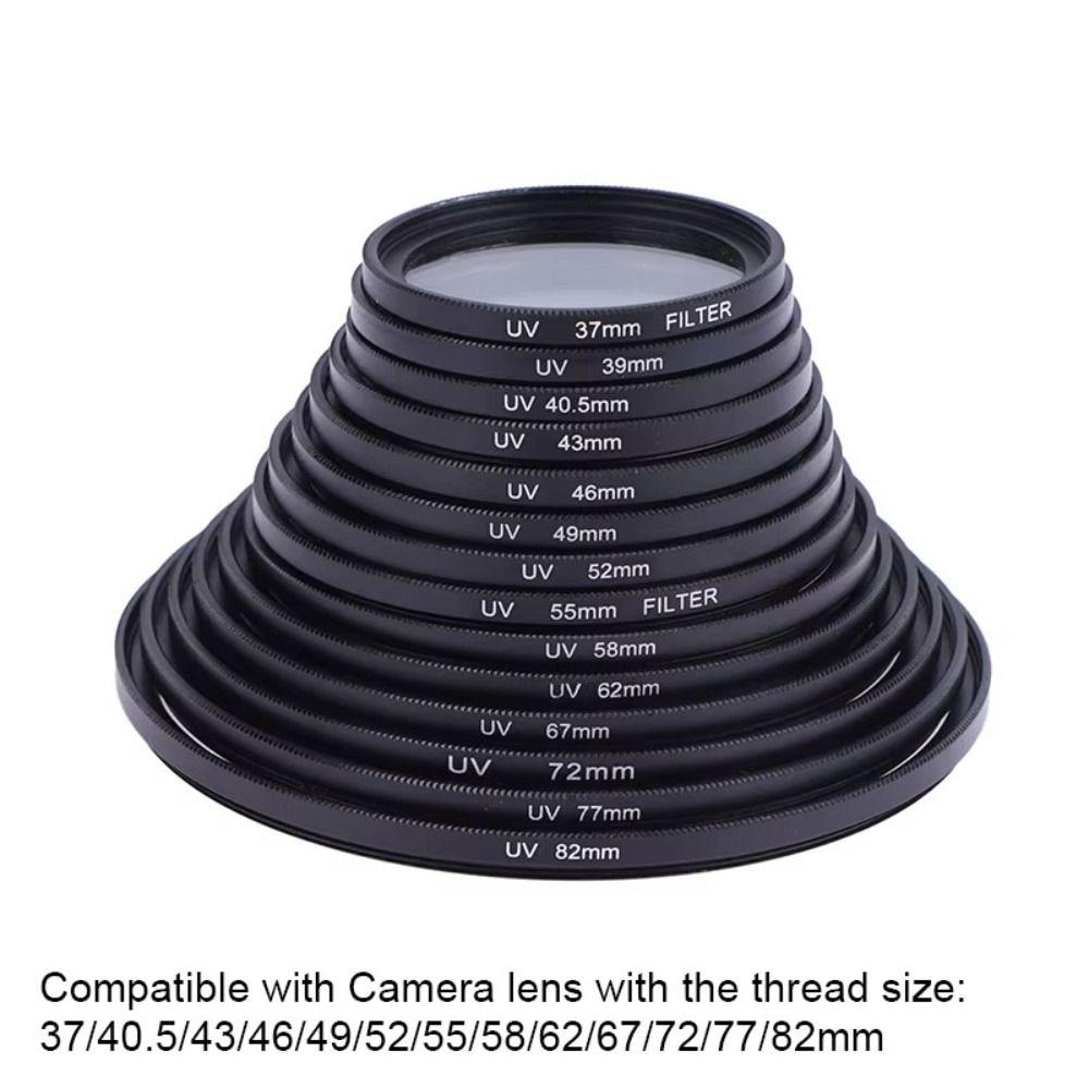 1Pcs 37/40.5/43/46/49/52/55/58/62/67/72/77/82mm Camera Lens  for Canon DSLR SLR Camera