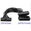 24 Pin Power Supply Splitter Cable 1 To 2 Synchronizer ATX Mining 30cm Motherboard Dual PSU Extension Cable for BTC PC Computer