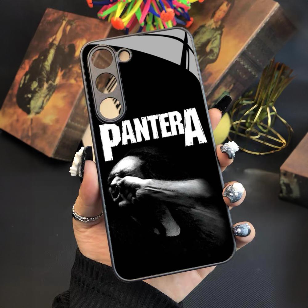 Pantera Ritual Metal Band Phone Case for Samsung Galaxy S24 S23 S22 S21 S20 A24 A34 A54 A53 Note20 M54 Fe Ultra Plus Glass