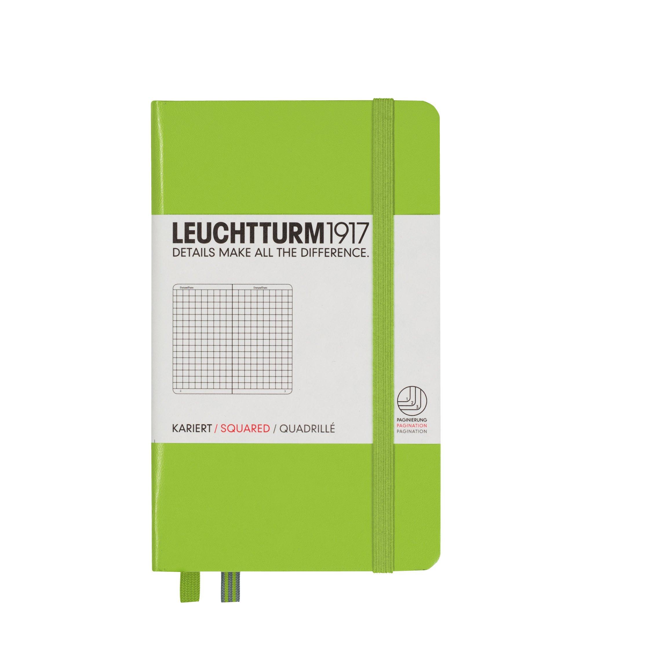 LEUCHTTURM1917 Notebook A6 Grid Lime 338746