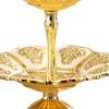 Dessert Plates Serving Dishes Server Buffet Tray for Kitchen Wedding 2 Layer