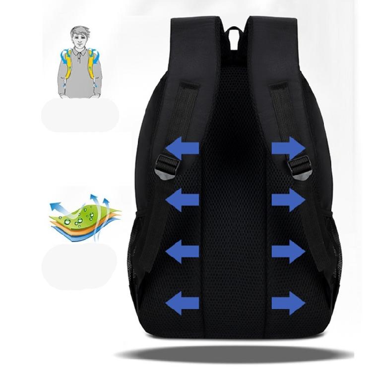 Man Business Backpack Large Capacity Backpack School Bag 17'' Laptop Backpack