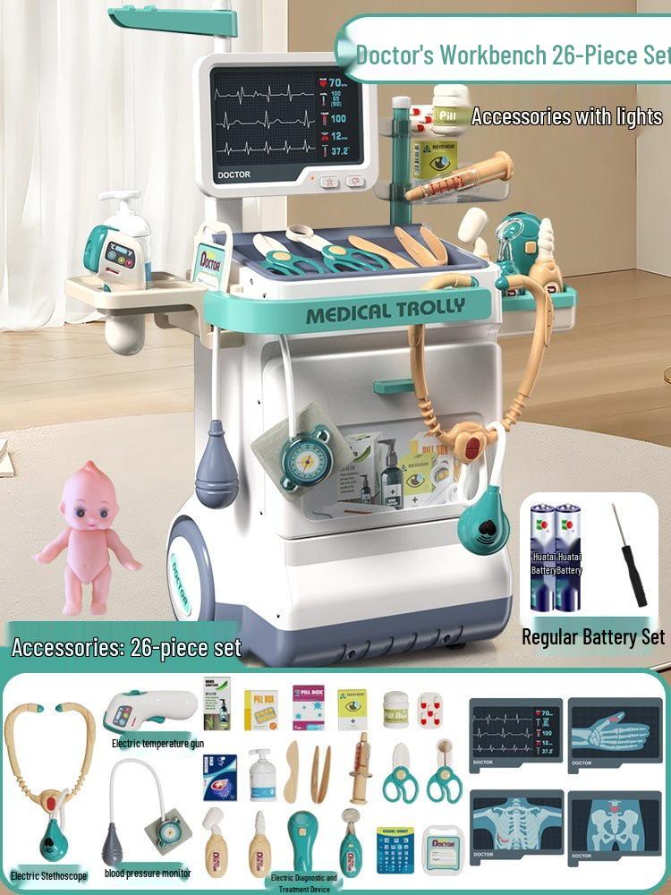 Kids' Educational Doctor Playset: Stethoscope & Clinic Simulation for Role-Playing
