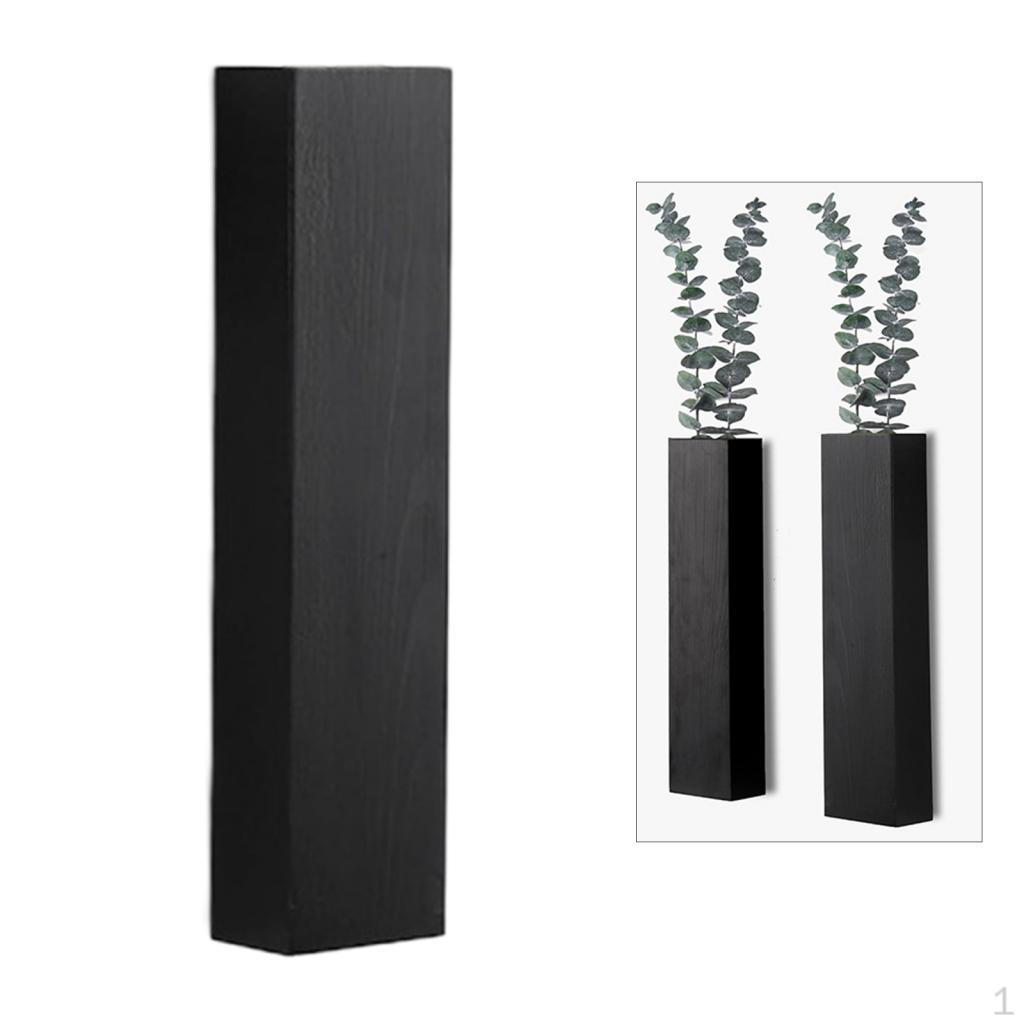 

Wood Wall Planter, Wooden Vase Plant Holder, Decor for Bedroom Bathroom,Dining Room