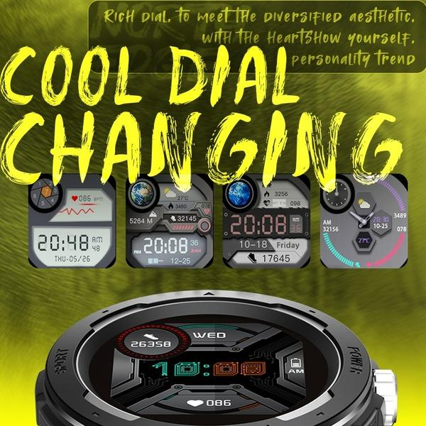 NORTH EDGE Men's Smart watch Heart Rate Blood Pressure Blood Oxygen Monitor Full Touch Screen Women Sports Watch For Android IOS