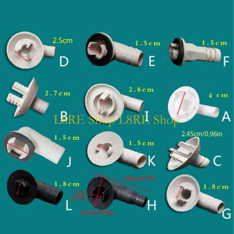 L8RE 2pcs Air Conditioner Drain Connector External Unit Spout Connector Durable