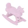 1:12 Scale Doll House Rocking Horse Doll House Wooden Rocking Horse Simulation Cockhorse for Doll House Accessory