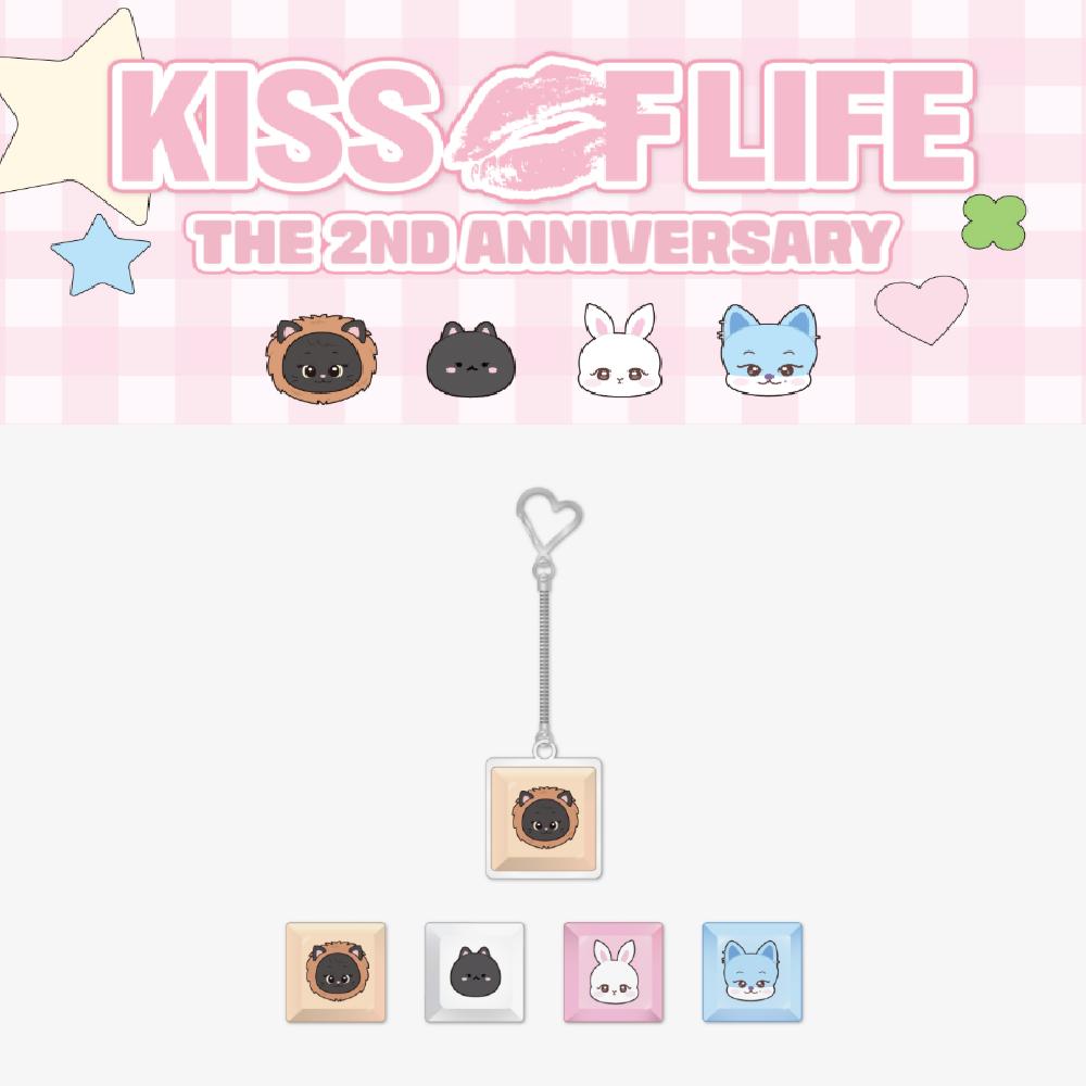 

Предзаказ KISS OF LIFE Официальный MD ко второму юбилею Набор колпачков для клавиш и брелоков