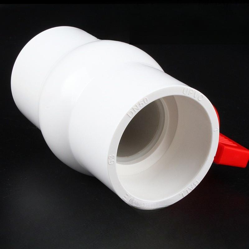 20~50mm Rura PVC Trójnik Kolanko Złączka Krzyżak Złącze Rury Wodnej do Nawadniania Ogrodu Akwarium Zawór Kulowy do Kontroli Wody