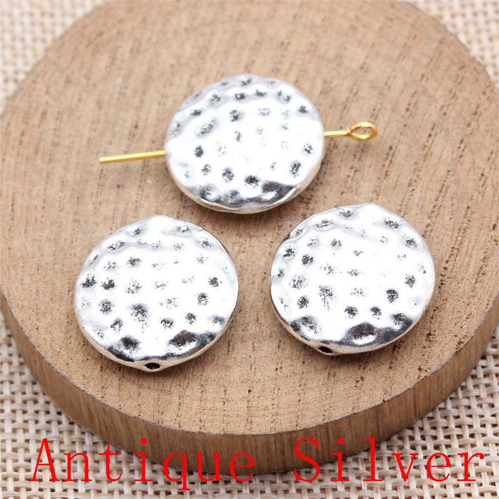 Charms Piatto Torsione Foro Grande Perline Sfuse Per Braccialetto Collana Gioielli Fabbricazione Componenti