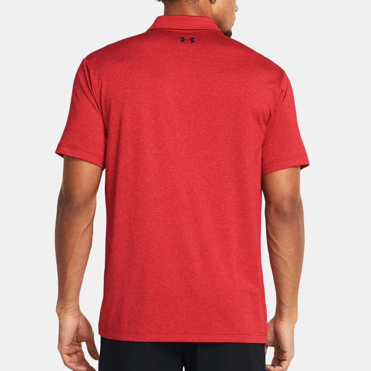 Under Armour Heather Polo Shirt Men's Red 1351131-600