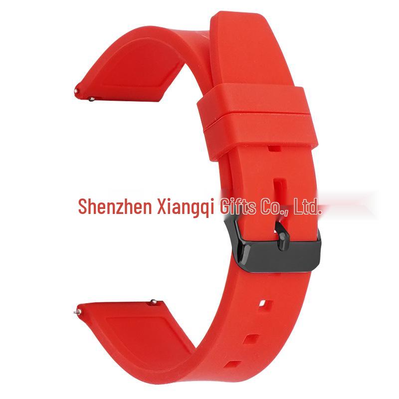 Schnellverschluss Wasserdichtes Silikon Smartwatch Armband 16-28mm