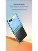 Samsung Z Flip Ultra-Thin Transparent Electroplated Drop-Proof Case Set for Models 7/6/5/4/3