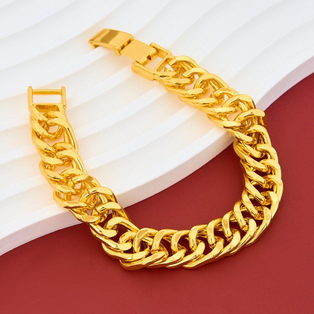 Klassisches Herrenarmband, 18 Karat vergoldet - 20 MM Europäischer & Amerikanischer Stil