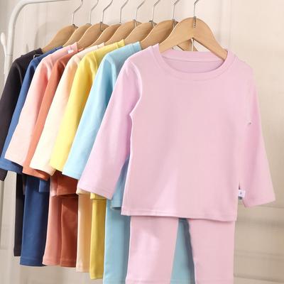 Set di biancheria intima termica in pile senza cuciture per bambini - Abbigliamento caldo autunnale per ragazzi e ragazze