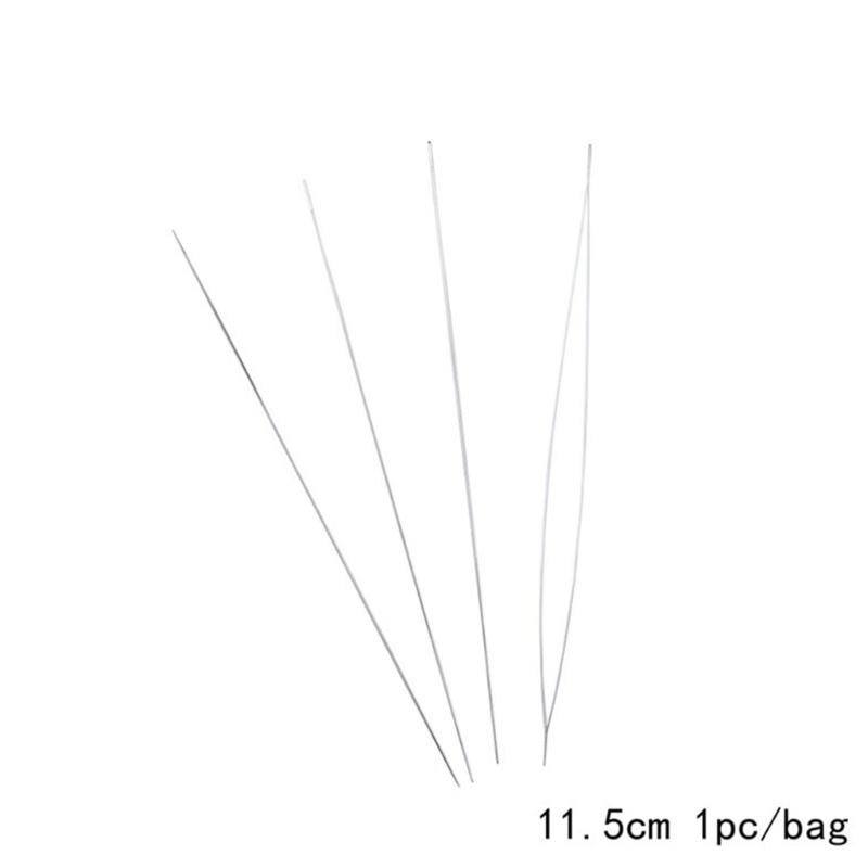 5/6pcs Open Beading Needle Set Stainless Steel Beading Tools Practical Beaded Threading Pins Jewelry Making Supplies