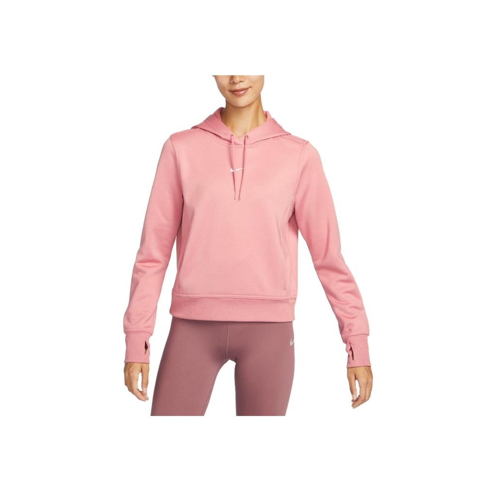 Nike Therma-Fit One Hoodie With Fleece Lining Women Tops Stardust-Red FB5211-618