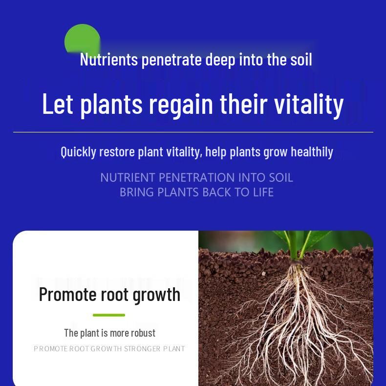 Universal Plant Revitalizer: Water-Soluble Nutrient Solution for Green & Potted Plants, Flowers, Yellowing Leaves