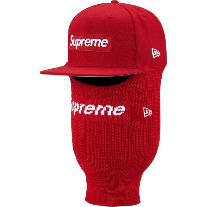 Supreme Box Logo New Era Balaclava Red 7 1/2