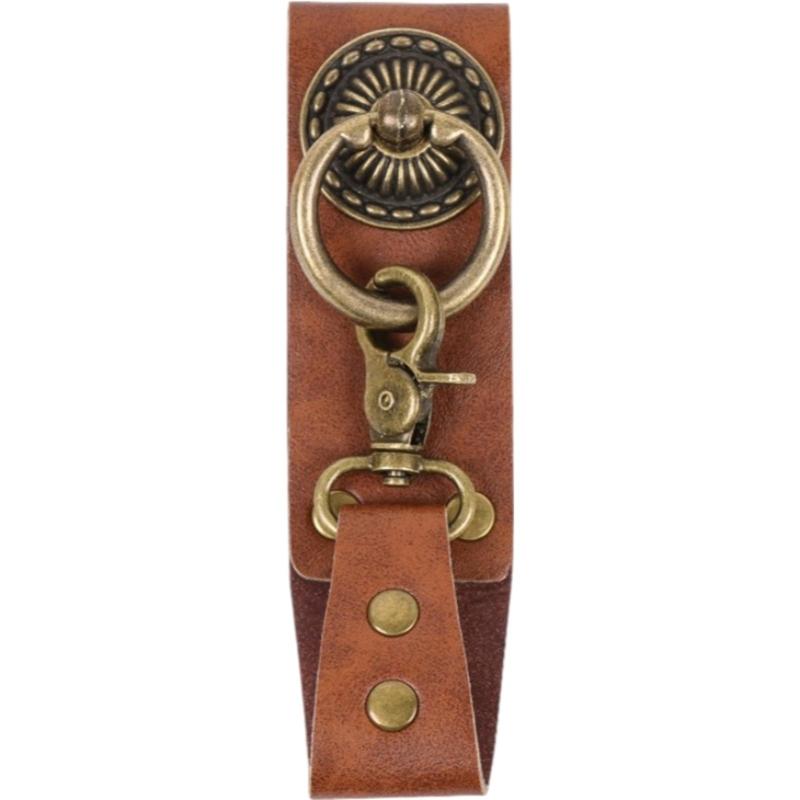 Historical Reenactment PU Leather Belt Buckle With Antique Finish For Cosplay Event And Theme Parties