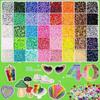 40-Color Resin Nail Art Rhinestone Set: DIY Flat-Back Decorations