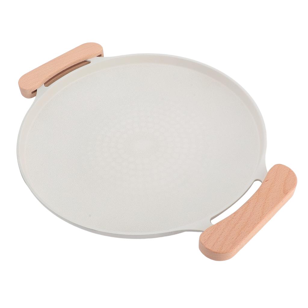 Korean BBQ Grill Pan Anti Stick Versatile Aluminum Stovetop Grill Plate with Handles for Indoor