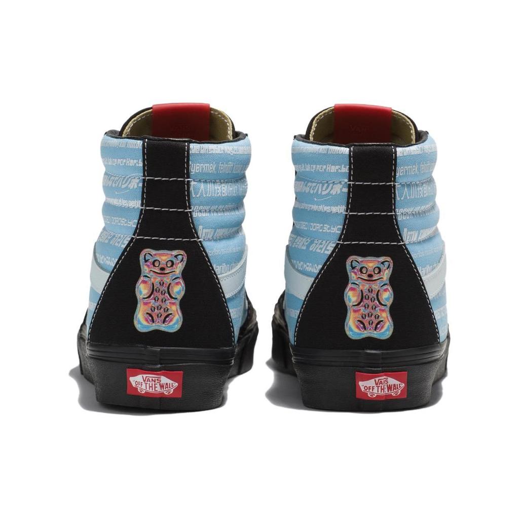 Vans Haribo X Sk8 Durable Lightweight High-Top Skate Shoes Unisex Sneakers Black Blue VN0007NSBML1