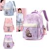 Adorable Labubu Cartoon Backpack For Kids Lightweight And Trendy Design Available In Pink Purple And Blue