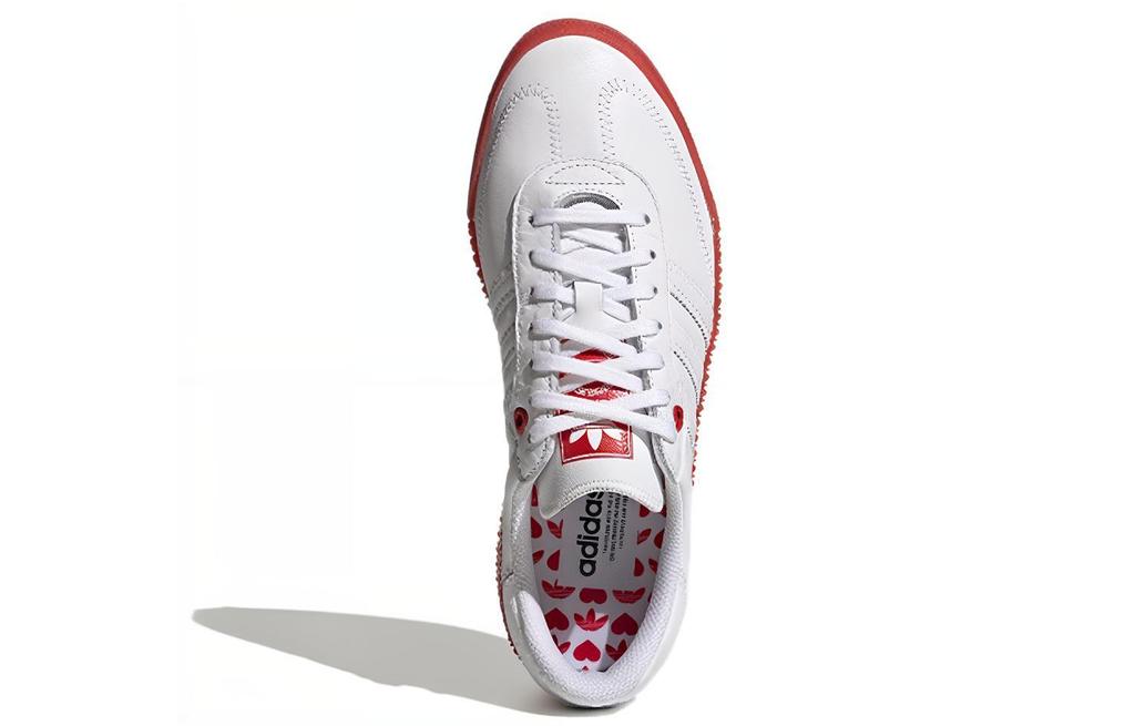 Sambarose Wmns Adidas Originals 'White Scarlet' Dames FZ1831