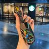 SFX1  Car Metal Key Case Cover Shell Fob For Mercedes-Benz S GLC EQE EQS Class Keychain Interior Protective Accessories