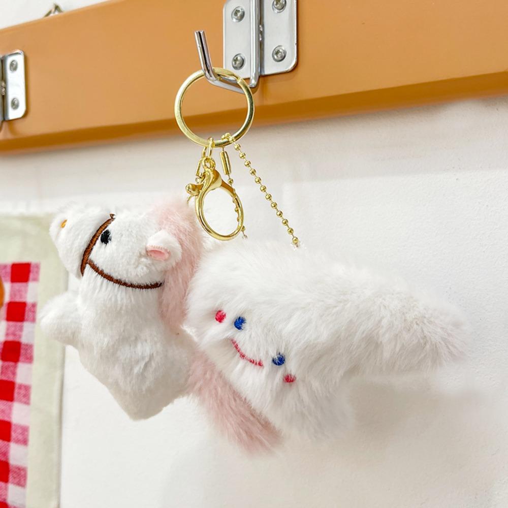 Creative Stuffed Animal Fridge Magnet Mini Plush Horse Doll Pendant Home Decoration