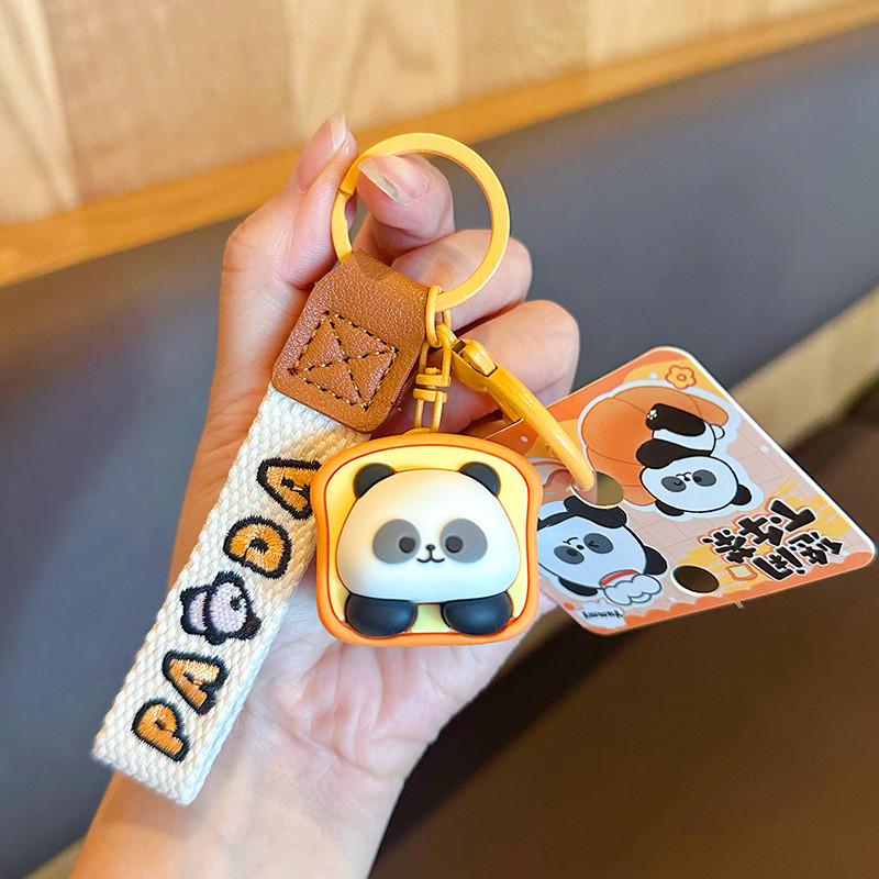 Panda Baking Keychain Cute Taiyaki Headphone Pendant For Gifts And Party Favor