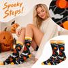 Mid-Calf Socks Halloween Pattern Warm Breathable for Fall Winter