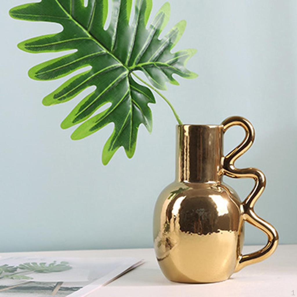 Ceramic Vase Flowerpot Indoor Outdoor Floral Arrangement Flower Table Home Decorative