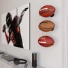 Soccer Ball Football Basketball Wall Storage Display Sports Ball Holder Display Universal Ball Rack Holder
