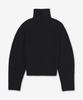 Ingkeu Volume Back Zipper Turtleneck Knit - Black / Eez1O450Kt05Bk